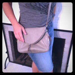 EUC Jessica Simpson Crossbody Bag Leopard Lining